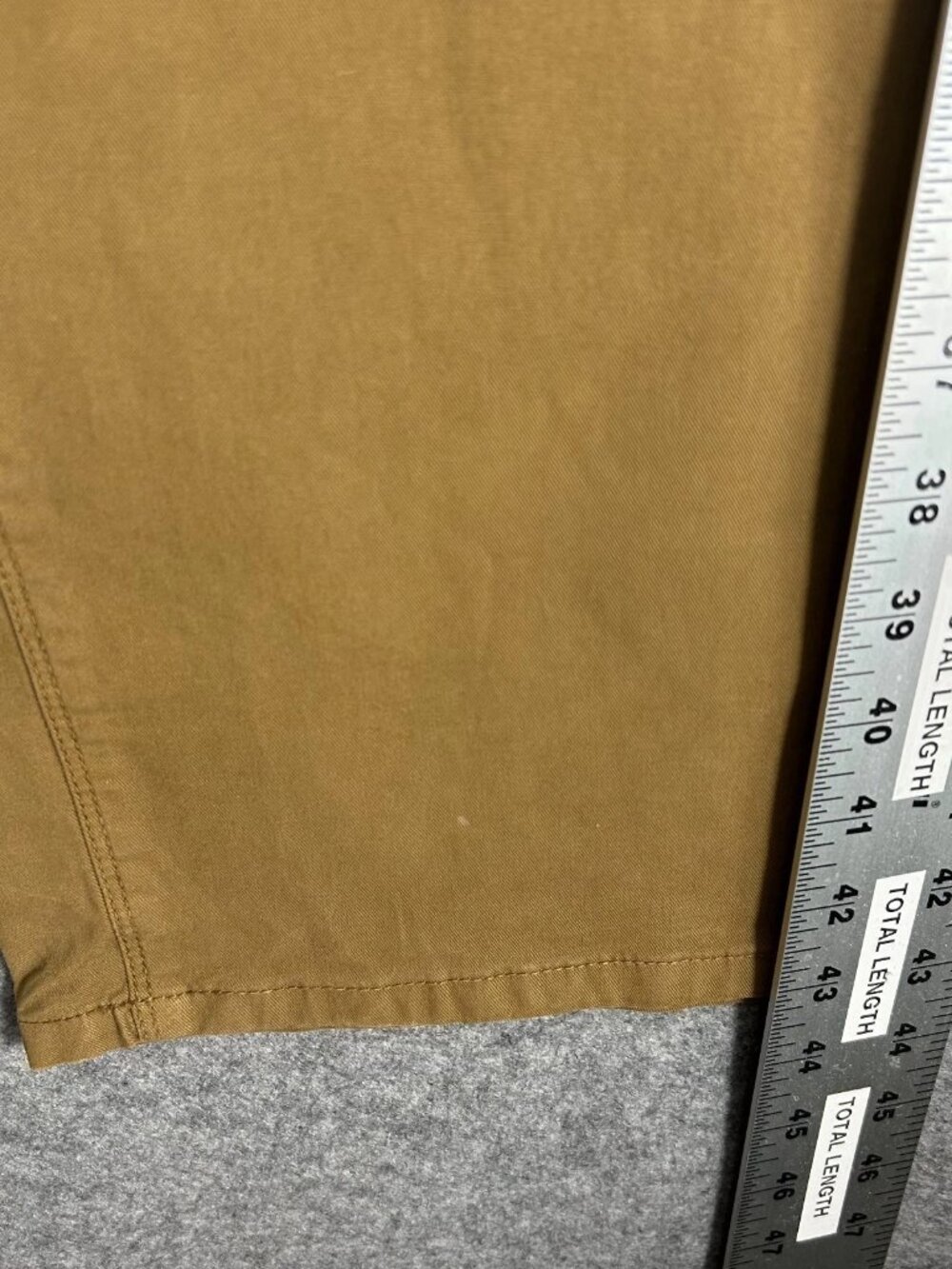 Orvis 1856 5-Pocket Pants Mens 42x32 Brown Twill Stretch Flat Front Straight Leg - Picture 12 of 15